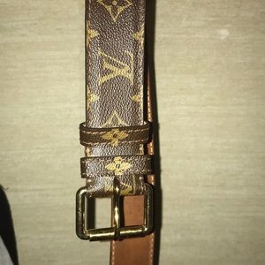 Authentic Louis Vuitton Monogram Belt Men
